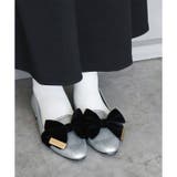 日本製 ベルベットリボン オペラパンプス ローヒール 幅広 | SHOE FANTASY | 詳細画像27
