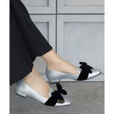 日本製 ベルベットリボン オペラパンプス ローヒール 幅広 | SHOE FANTASY | 詳細画像29