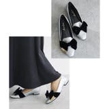 日本製 ベルベットリボン オペラパンプス ローヒール 幅広 | SHOE FANTASY | 詳細画像31