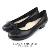 blackスムース | 日本製 リボン バレエシューズ | SHOE FANTASY