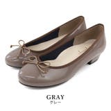 gray | 日本製 リボン バレエシューズ | SHOE FANTASY