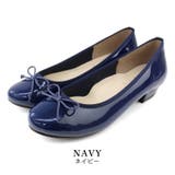 navy | 日本製 リボン バレエシューズ | SHOE FANTASY