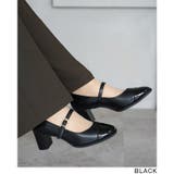 日本製 スクエアトゥ バイカラー メリージェーンパンプス 晴雨兼用 レイン | SHOE FANTASY | 詳細画像27