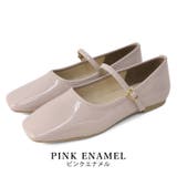 pinkエナメル | 日本製 スクエアトゥ メリージェーン レインパンプス 晴雨兼用 | SHOE FANTASY