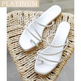 日本製 ビジューバンド ストラップサンダル ビーチサンダル ビーサン | SHOE FANTASY | 詳細画像18 