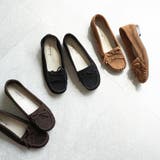 日本製 本革 モカシンシューズ 柔らかい ローヒール ぺたんこ フリンジ | SHOE FANTASY | 詳細画像15 