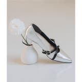 日本製 ポインテッドトゥ クロスベルト レインパンプス 晴雨兼用 | SHOE FANTASY | 詳細画像13 