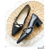 日本製 ポインテッドトゥ クロスベルト レインパンプス 晴雨兼用 | SHOE FANTASY | 詳細画像28 