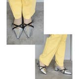 日本製 ポインテッドトゥ クロスベルト レインパンプス 晴雨兼用 | SHOE FANTASY | 詳細画像35 