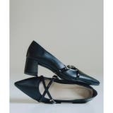 日本製 ポインテッドトゥ クロスベルト レインパンプス 晴雨兼用 | SHOE FANTASY | 詳細画像12 