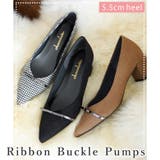日本製 リボンバックル パンプス 晴雨兼用 レイン | SHOE FANTASY | 詳細画像2 