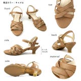 日本製 キャンバス地 クロスベルト ミュールサンダル | SHOE FANTASY | 詳細画像3 