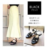 日本製 キャンバス地 クロスベルト ミュールサンダル | SHOE FANTASY | 詳細画像11 