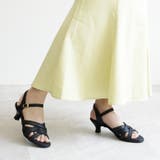 日本製 キャンバス地 クロスベルト ミュールサンダル | SHOE FANTASY | 詳細画像24 