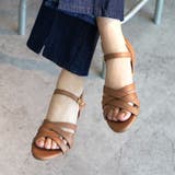 日本製 キャンバス地 クロスベルト ミュールサンダル | SHOE FANTASY | 詳細画像28 