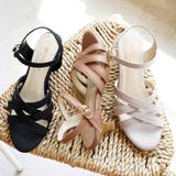 日本製 キャンバス地 クロスベルト ミュールサンダル | SHOE FANTASY | 詳細画像15 