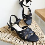 日本製 キャンバス地 クロスベルト ミュールサンダル | SHOE FANTASY | 詳細画像19 