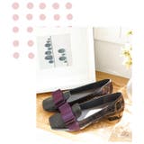 日本製 グログランリボン オペラパンプス 晴雨兼用 レイン | SHOE FANTASY | 詳細画像5 