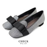 チェック | 日本製 グログランリボン オペラパンプス 晴雨兼用 レイン | SHOE FANTASY