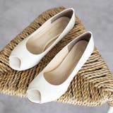 オープントゥパンプス カラバリ豊富 ウエッジソール | SHOE FANTASY | 詳細画像17 