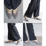 日本製 ポインテッドトゥ バンド ストラップ ミュール パンプス | SHOE FANTASY | 詳細画像25 