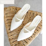 日本製 ポインテッドトゥ バンド ストラップ ミュール パンプス | SHOE FANTASY | 詳細画像26 