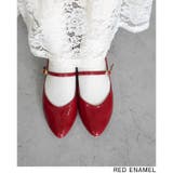 日本製 アーモンドトゥ ストラップ レインパンプス 晴雨兼用 | SHOE FANTASY | 詳細画像34