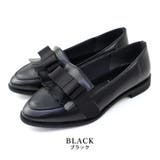 black | 日本製 グログランリボン タッセル ローファー レイン 晴雨兼用 | SHOE FANTASY