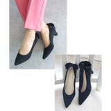 日本製 バックリボン スエード パンプス 晴雨兼用 レイン | SHOE FANTASY | 詳細画像13 