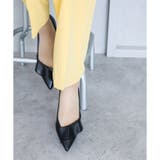 日本製 ポインテッドトゥ ラッフルフリル パンプス | SHOE FANTASY | 詳細画像15 