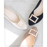 日本製 アーモンドトゥ パールバックル パンプス  | SHOE FANTASY | 詳細画像2 
