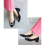 日本製 アーモンドトゥ パールバックル パンプス  | SHOE FANTASY | 詳細画像13 
