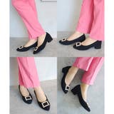 日本製 アーモンドトゥ パールバックル パンプス  | SHOE FANTASY | 詳細画像14 