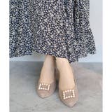 日本製 アーモンドトゥ パールバックル パンプス  | SHOE FANTASY | 詳細画像18 