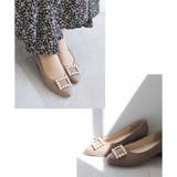 日本製 アーモンドトゥ パールバックル パンプス  | SHOE FANTASY | 詳細画像21 