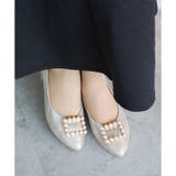 日本製 アーモンドトゥ パールバックル パンプス  | SHOE FANTASY | 詳細画像24 