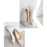 日本製 アーモンドトゥ パールバックル パンプス  | SHOE FANTASY | 詳細画像28 
