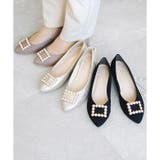 日本製 アーモンドトゥ パールバックル パンプス  | SHOE FANTASY | 詳細画像29 