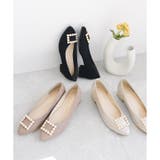 日本製 アーモンドトゥ パールバックル パンプス  | SHOE FANTASY | 詳細画像31 