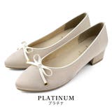 プラチナ | 日本製 サテン バレエパンプス 晴雨兼用 レイン | SHOE FANTASY