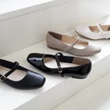 日本製 幅広 ストレッチスクエアパンプス | SHOE FANTASY | 詳細画像25 