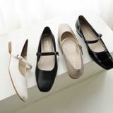 日本製 幅広 ストレッチスクエアパンプス | SHOE FANTASY | 詳細画像26 