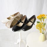 日本製 幅広 ストレッチスクエアパンプス | SHOE FANTASY | 詳細画像29 