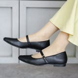 日本製 幅広 ストレッチスクエアパンプス | SHOE FANTASY | 詳細画像17 