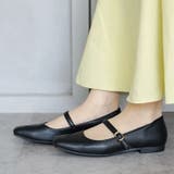 日本製 幅広 ストレッチスクエアパンプス | SHOE FANTASY | 詳細画像20 