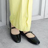 日本製 幅広 ストレッチスクエアパンプス | SHOE FANTASY | 詳細画像11 