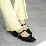 日本製 幅広 ストレッチスクエアパンプス | SHOE FANTASY | 詳細画像13 