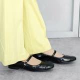 日本製 幅広 ストレッチスクエアパンプス | SHOE FANTASY | 詳細画像14 