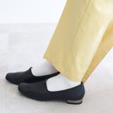 日本製 ストレッチ シンプル スリッポン ローヒール 幅広 | SHOE FANTASY | 詳細画像9 