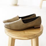 日本製 ストレッチ シンプル スリッポン ローヒール 幅広 | SHOE FANTASY | 詳細画像22 